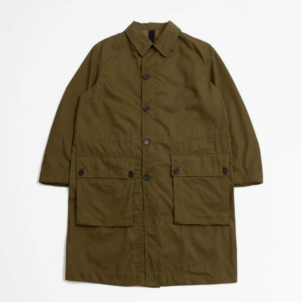 Margaret Howell offset placket parka
